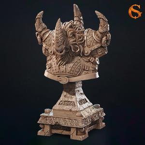 Bust Farhad Darya - Male Champion Were-Wooly Rhinoceros