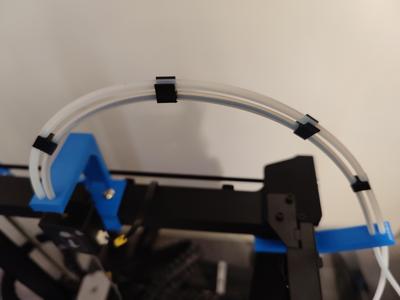 Dual Bowden Tube clip