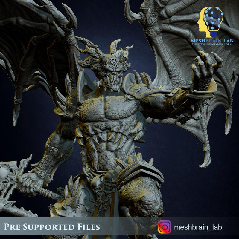 Aamon,  The Demon Lord of the Abyss