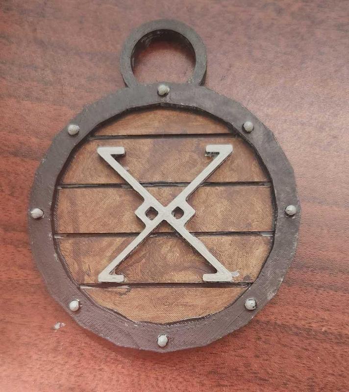 Renn Fest Trinket Trading Shield Medallion