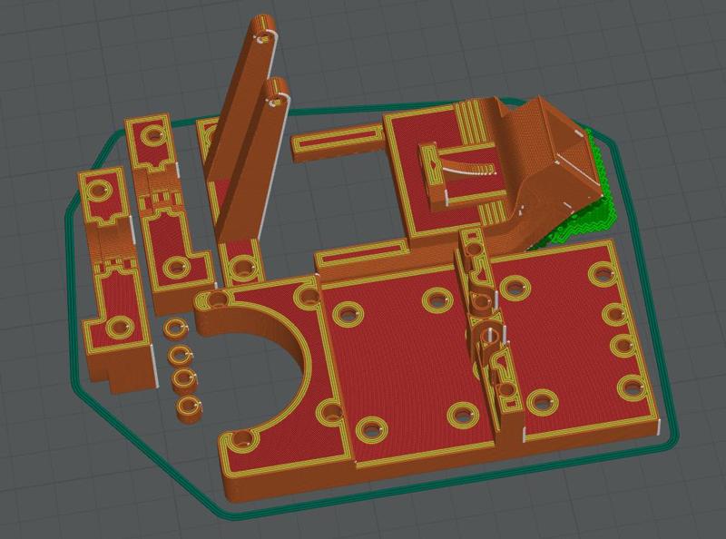 Agraber - Eixo X completo para sherpa mini, 3dtouch e 5015