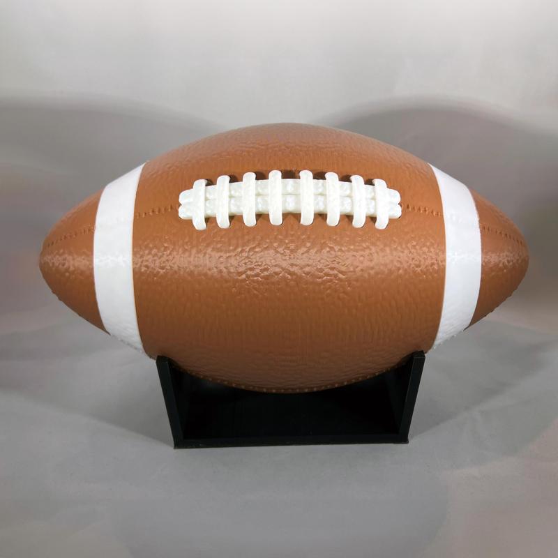 Life-Size Realistic Football and Stand STL Files - NO AMS - COMMERCIAL LICENSE