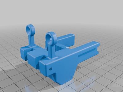 SCX24 Plow mount but with longer connecting arms 