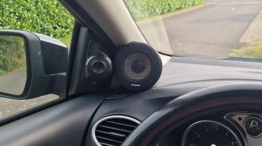 Ford Focus MK2 car speaker adapter 3 way setup
