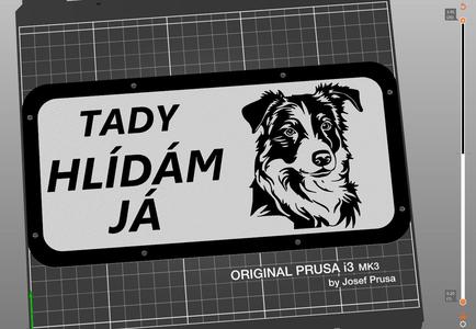 Cedulka Border kollie