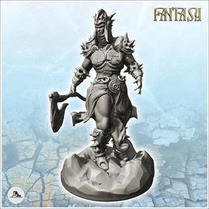 Ares Mars in war gear with ax (2) - Ancient Fantasy Magic Greek Roman Old Archaic Saga RPG DND