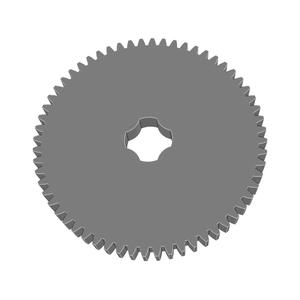 Gear Wheel PLN TTH60 BU00.50 SFT-SHD - SPN-GWH-0218