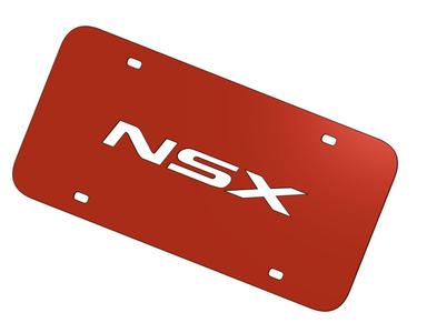 NSX License Plate