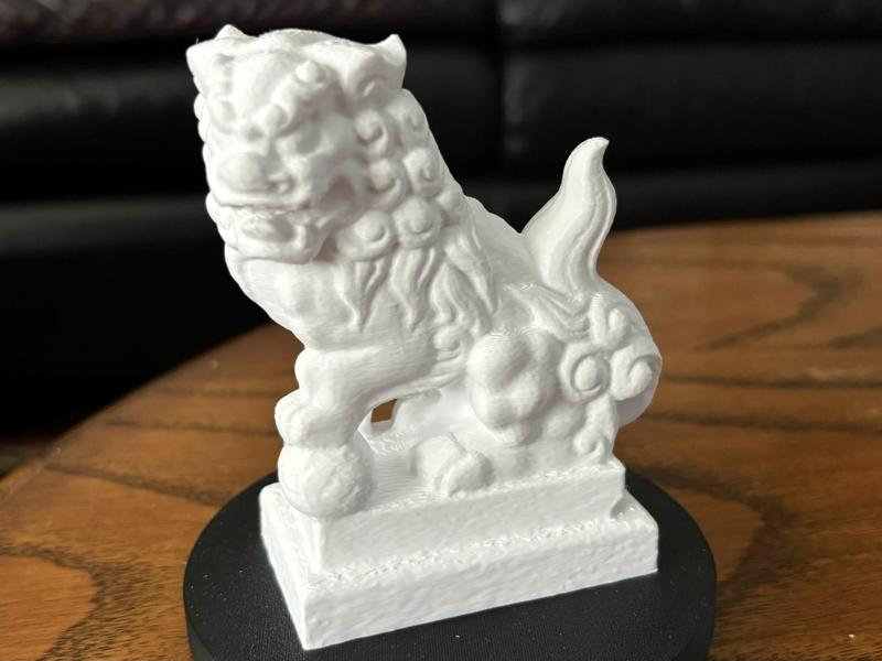 Stone Chinese Lion Statue