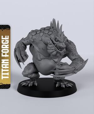 Slaad Brute - With Free Dragon  - 5e DnD Inspired for RPG and Wargamers