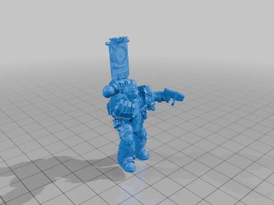 Space Marine captain of death eagles