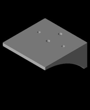 Yarbo Tow Hitch Wall Mount.stl