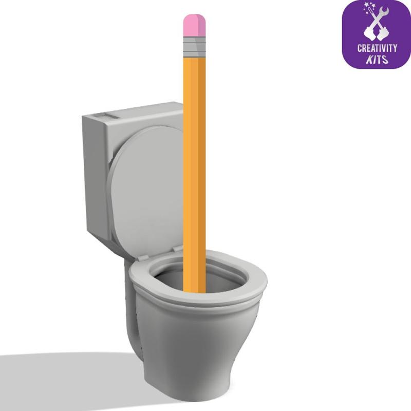 Toilet Pen Holder