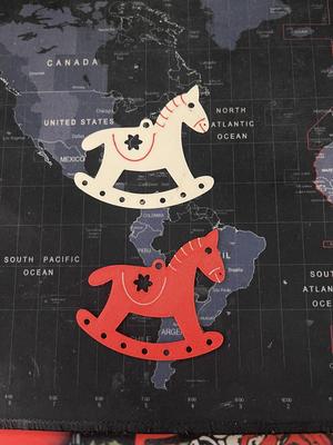 XMAS ornament - Horse - Multicolor