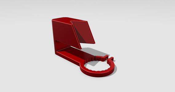 Drill bit sharpener gauge for angle grinder