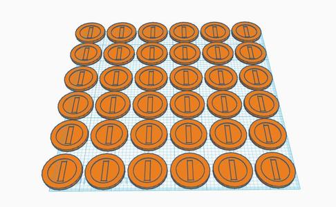 36 Mario coins