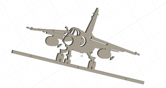 Déco murale Mirage F1