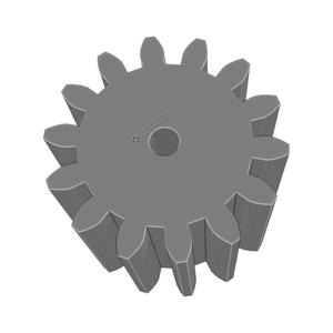 Gear Wheel PLN TTH14 BU01.00 SFT2.0mm - SPN-GWH-0036