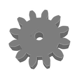Gear Wheel PLN TTH12 BU00.25 SFT2.0mm - SPN-GWH-0025
