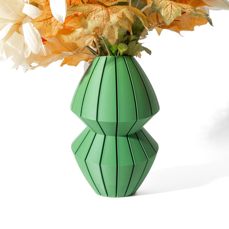 The Luko Vase, Modern and Unique Home Decor for Dried and Preserved Flower Arrangement  | STL File