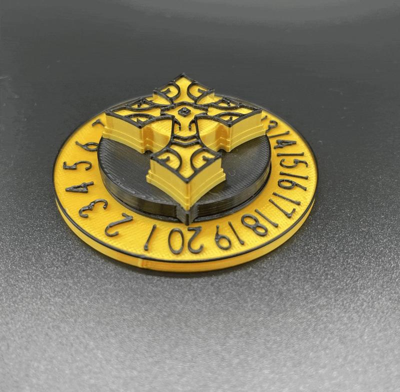 Filigree Cross "Magic: The Gathering" Radial Life Counter