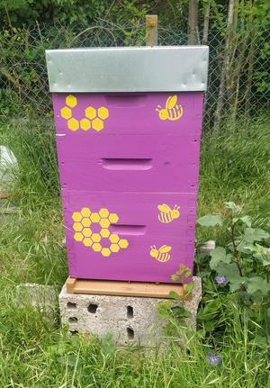 bee stencil