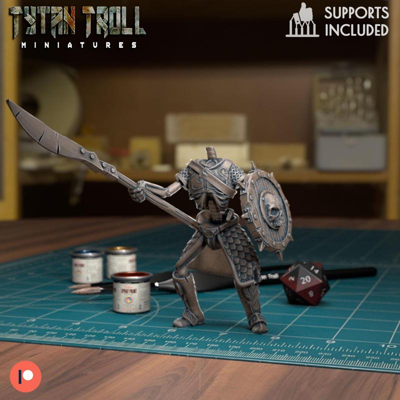 Crypt Skeleton 006 [Pre-Supported]
