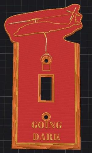 Blackhawk Light Switch Cover