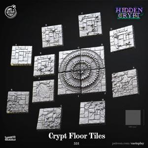 Crypt Floor Tiles (Pre-Supported)