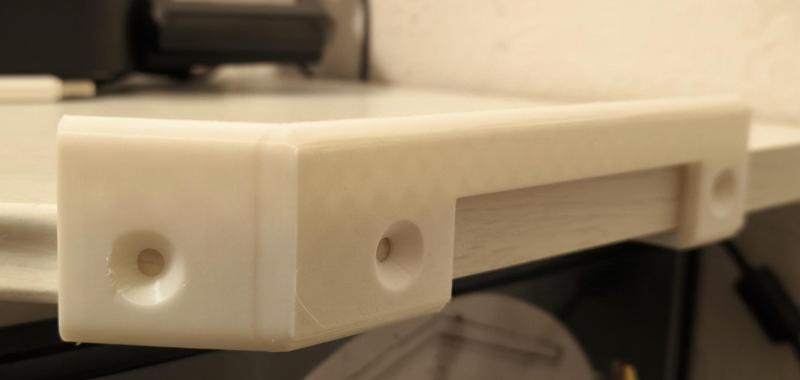 Profil für 19mm Tischplatte, 5mm Plexiglas