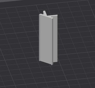 Edge mount for LED strip