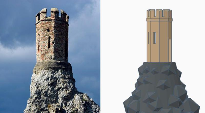 Virgin watchtower - Devín Castle - Slovakia