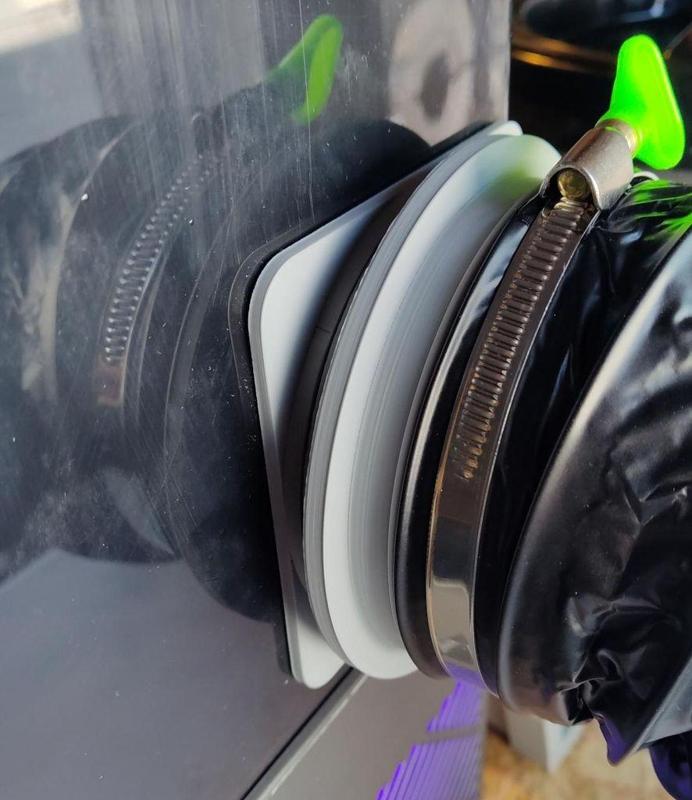 Saturn 3 Ultra Magnetic Vent Adapter for 4" Dryer Vent Hose/Duct