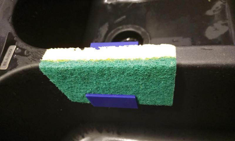 Sink sponge holder