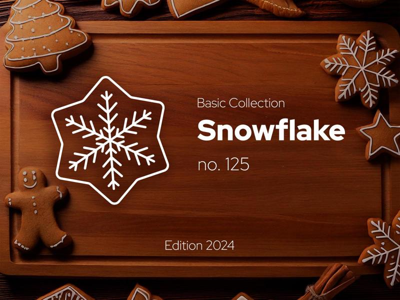 Snowflake - Gingerbread Cutter no. 125