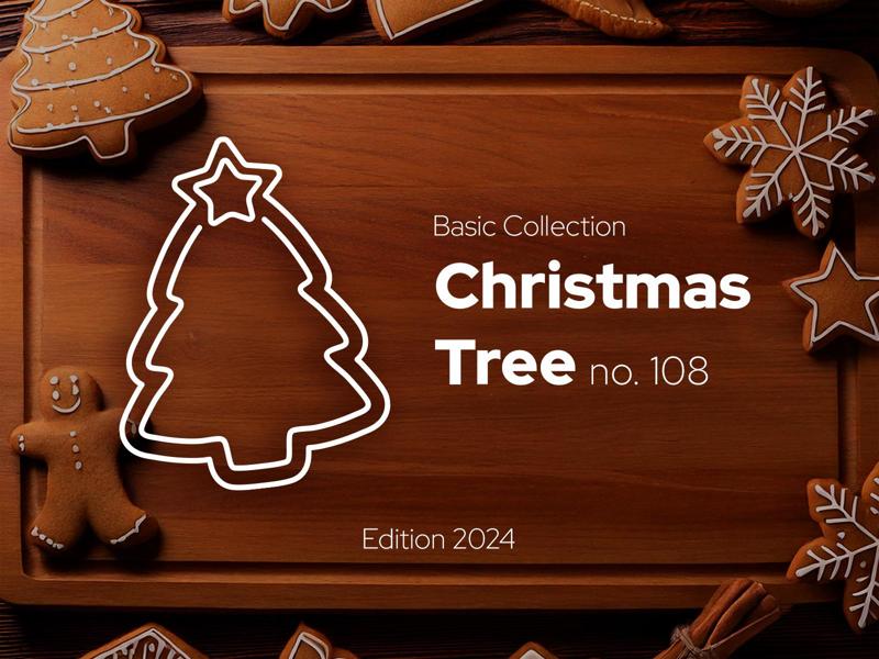 Christmas Tree - Gingerbread Cutter no. 108