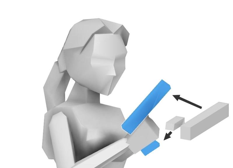 Accessory - Guns (in hand and in holster)