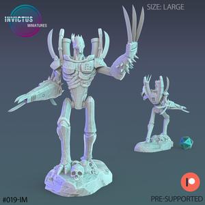 Alien Robot Servant Attack / Space War Construct / Steampunk Battle Robot / Invasion Army / Cyberpunk / Sci-Fi Encounter