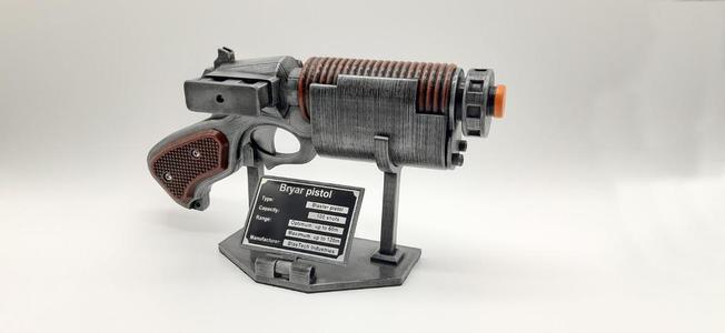 Bryar pistol with Stand