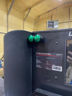 TITAN 25T PRESS BRAKE BUTTON RELOCATION MOUNT