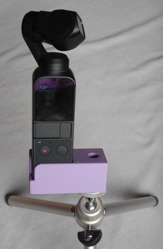 DJI Osmo Pocket Stativhalterung; DJI Osmo Pocket tripod mount