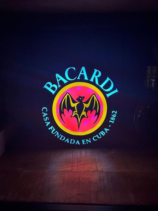 bacardi light box