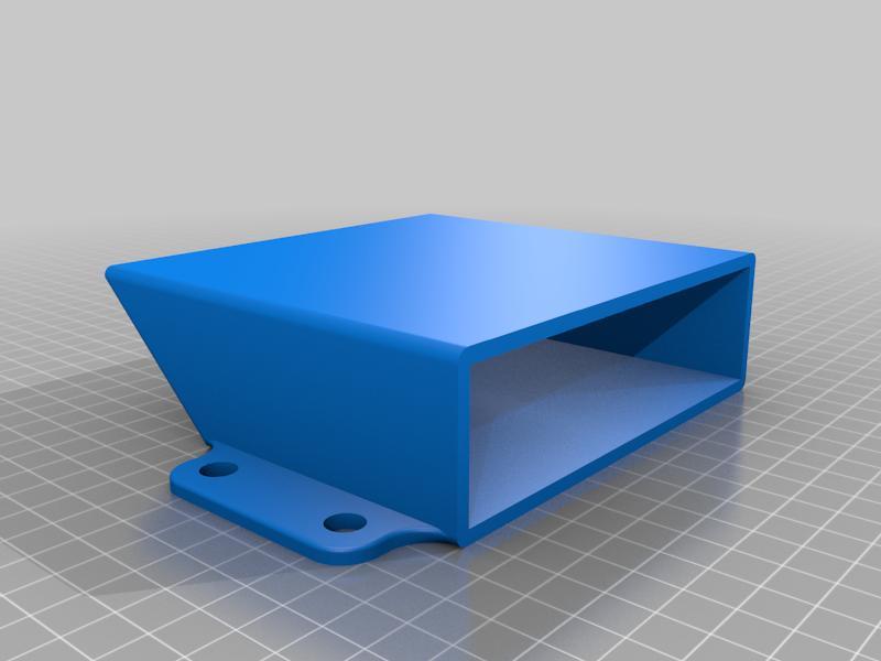 Simracing Wind Simulator - 120er fan holder and tunnel for 80x40 Alu Profile