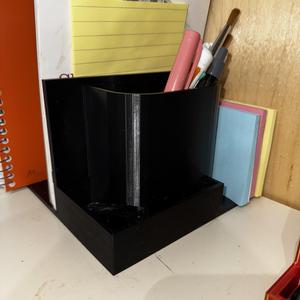 Simple book end w/ storage