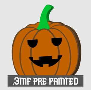 3MF Sleepy Pumpkin Coaster/decoration - Print in place