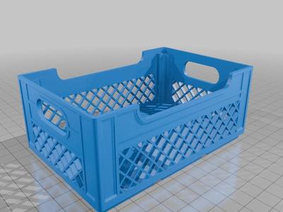 Stackable crate gridfinity