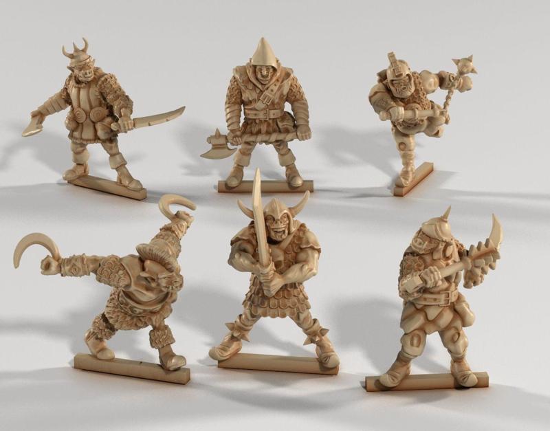 ORC SOLDIERS - Slasha Basha Set x6