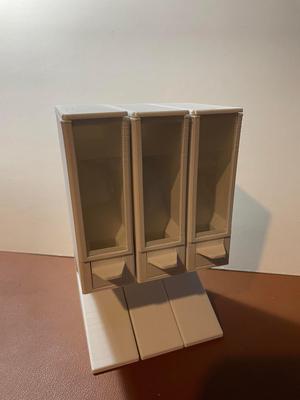 Stackable Loose Tea Dispensers  w/ glass window