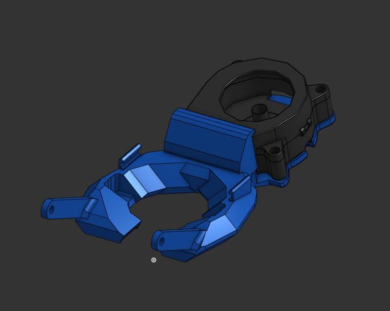 SOVOL SV06 ACE Relocated duct for Volcano Nozzles