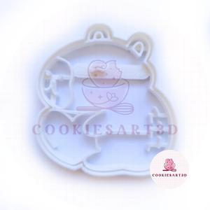 Capybara Heart Cookie Cutter v2 / Capybara Heart Cookie Cutter v2